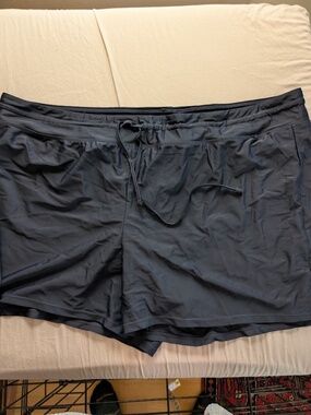 Women's Navy Blue Swim Shorts 20W
